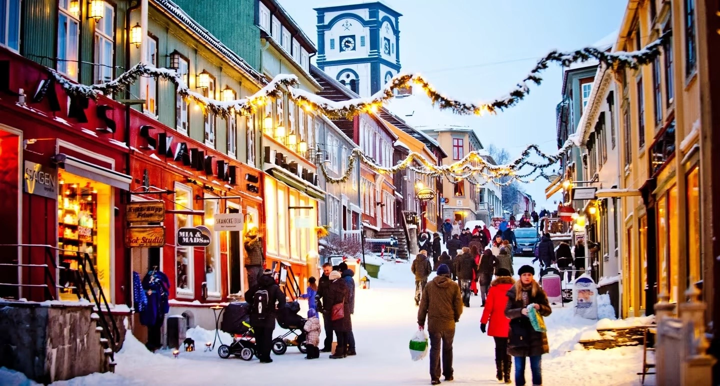 Рождество в Норвегии фото