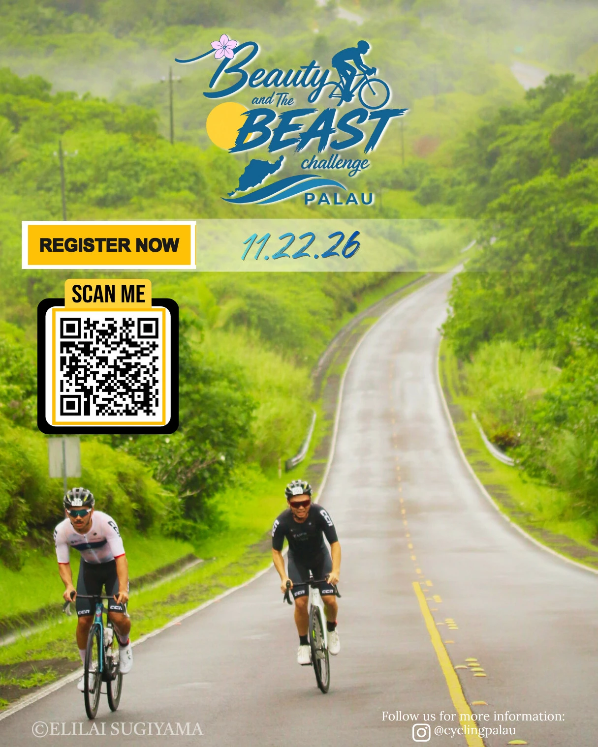 Beauty and the Beast Challenge 2026 — Третья ежегодная велогонка в Палау