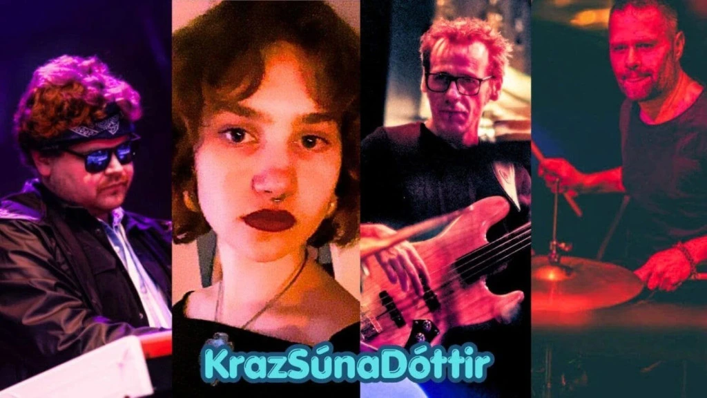 Концерт группы KrazSúnaDóttir в баре Blábar
