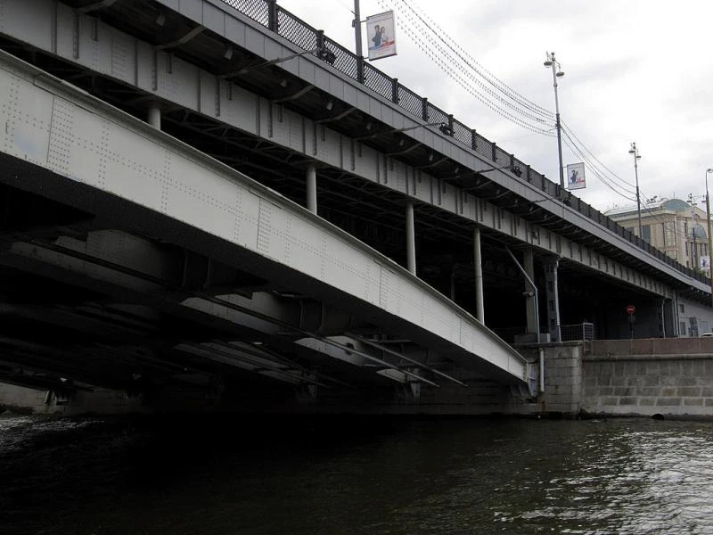 Наша Москва. Прогулка на кораблике по Москве реке.Большой Устьинский мост