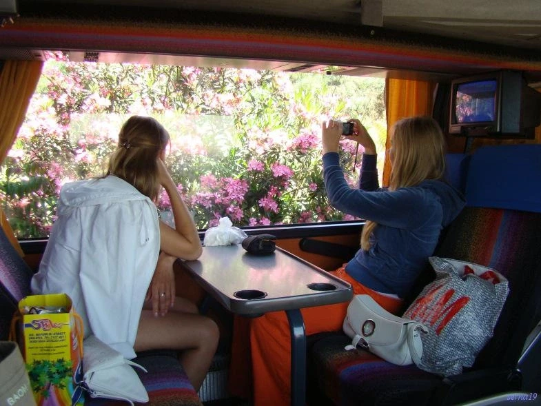 Наши соседки в автобусе