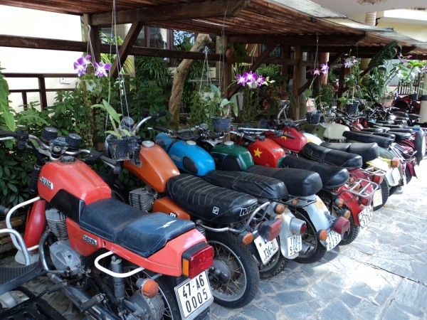Перед отелем Tien Dat Mui Ne Resort 3*.