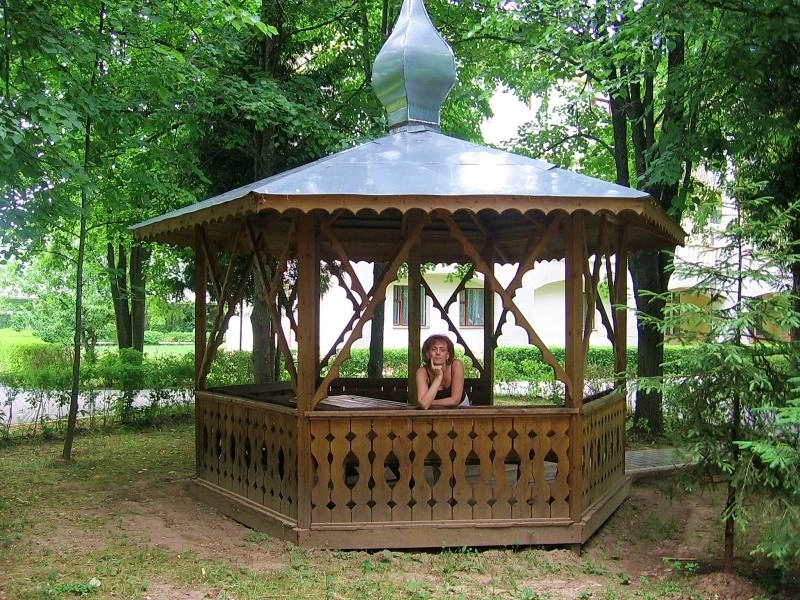 В одной из беседок