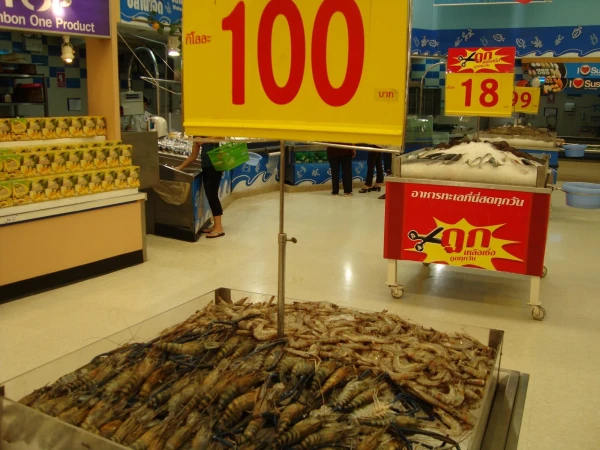 Тигровые креветки, ах...! Даже не замороженные