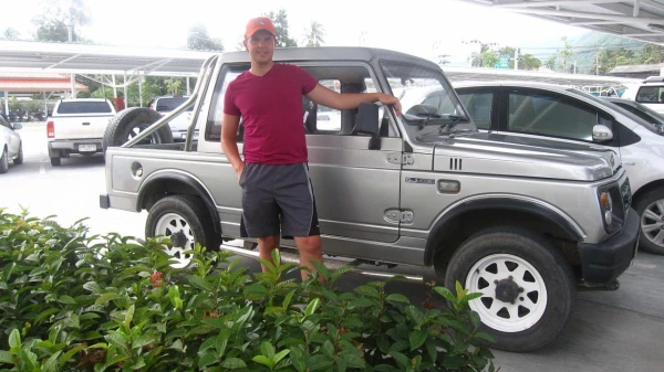 Наш Suzuki Caribbean арендованный на Самуи