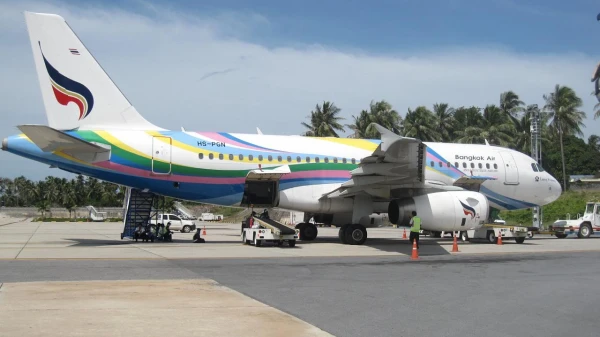 Наш самолет в Бангкок Bangkok airways