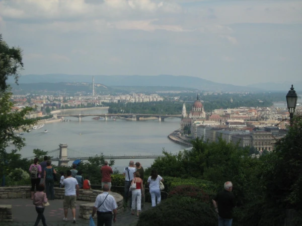 Панорама Будапешта с горы Геллерт