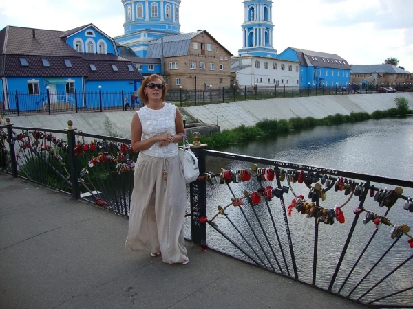 Мост влюблённых через р.Клязьма
