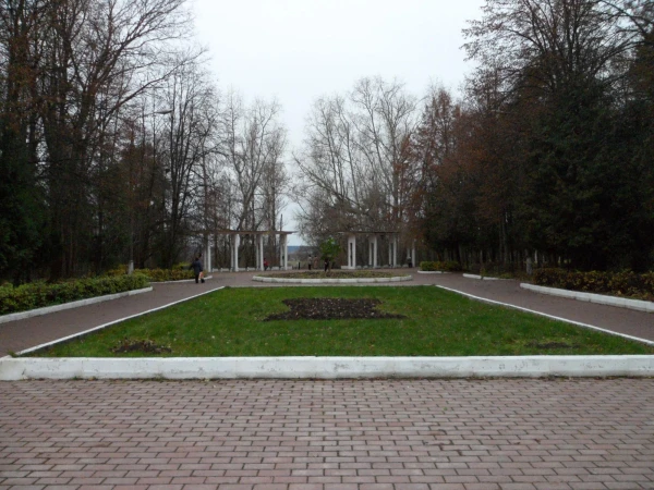 территория санатория.
