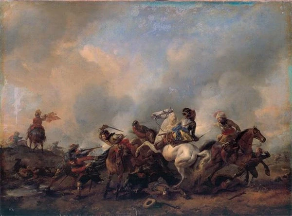 Ф.Вауверман. Схватка.. XVII в.