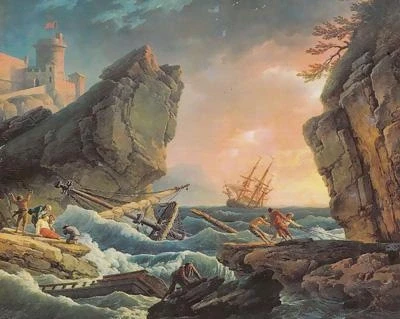 К.Ж.Верне. Кораблекрушение. 1784 г.