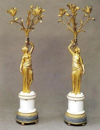 Канделябры с фигурой нимфы. Париж. 1780-е гг.