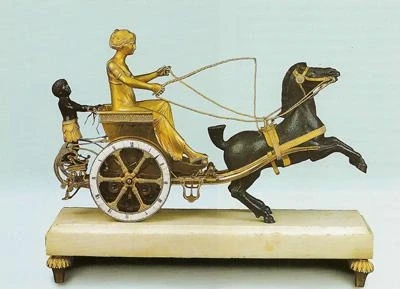 Часы каминные "Колесница", Париж, 1798-1804 гг.