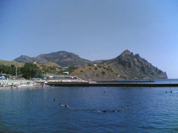 Вид на набережную пансионата, Кара-Даг