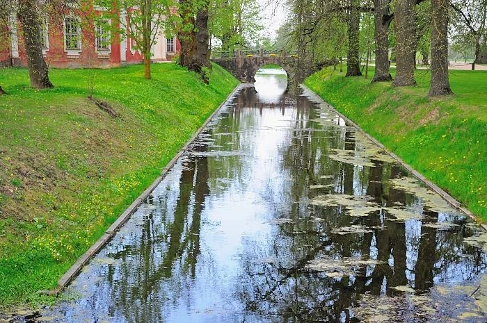 Рундальский Дворец. Парк