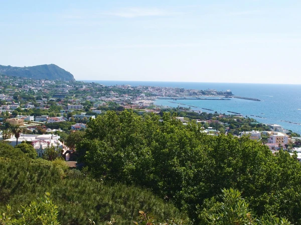 панорама Форио и верхней части парка