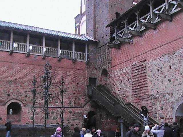 Лестница для подъёма в одну из башен замка