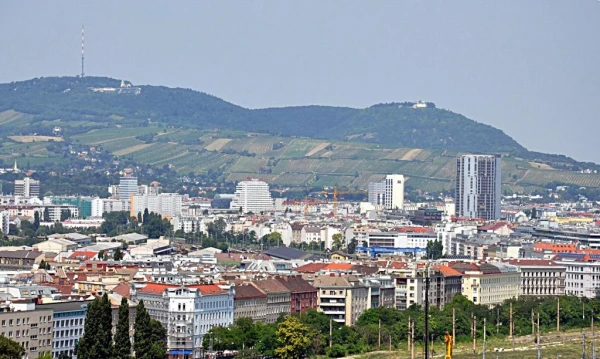 Пратер, вид на Вену