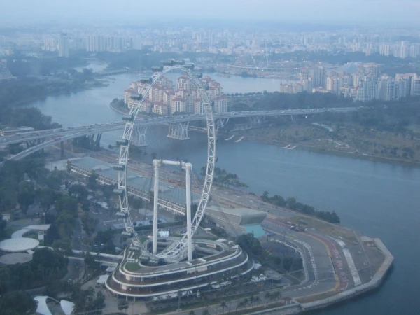 вид с Марины Бей