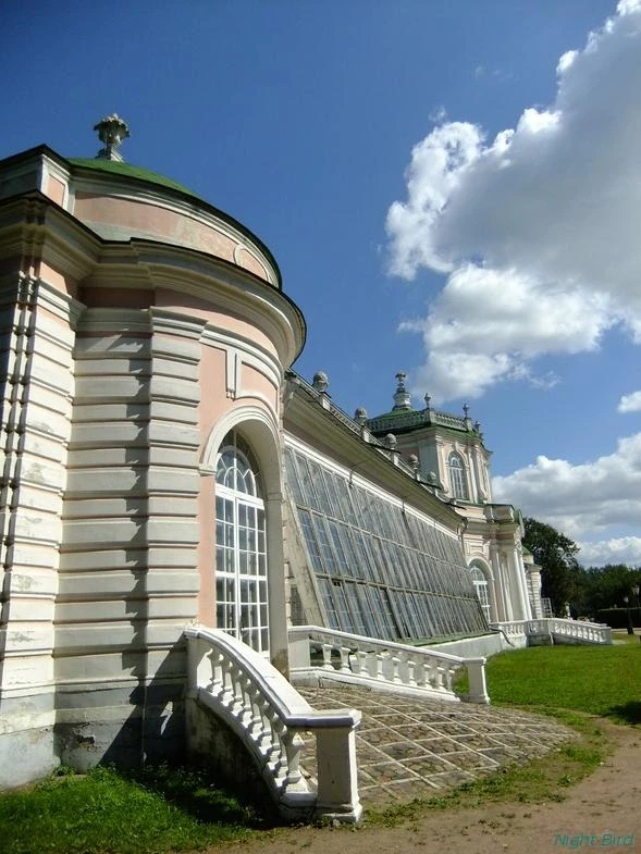 Кусково, 2012. Большая каменная оранжерея.