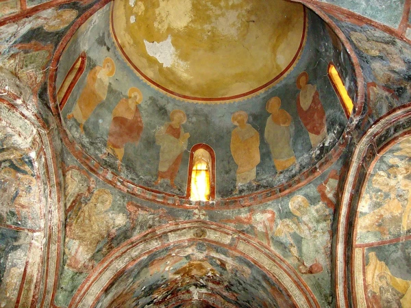 Церковь Agios Nikolaos Fountoukli. Фрески ХIV века 
