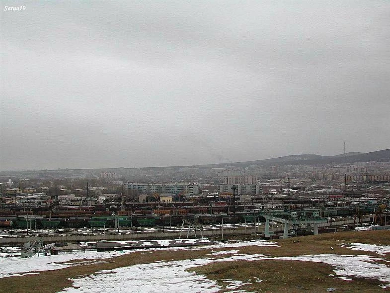 Вид со смотровой площадки на Титовской сопке. 2006 г.
