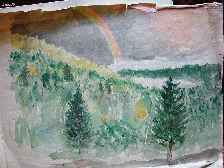 Папины акварели. Нач. 60-х.