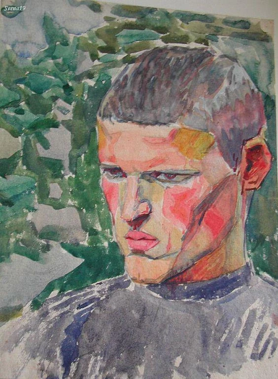 Один из дедов. Автопортрет. 20-е гг. 20 в.