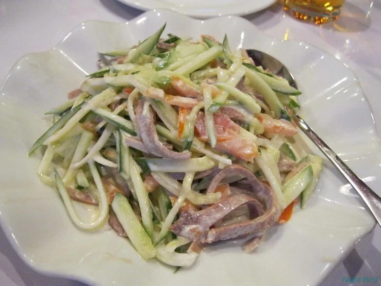 Салат с языком