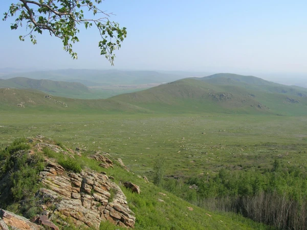 Берёзовая Грива. Вид со скалы