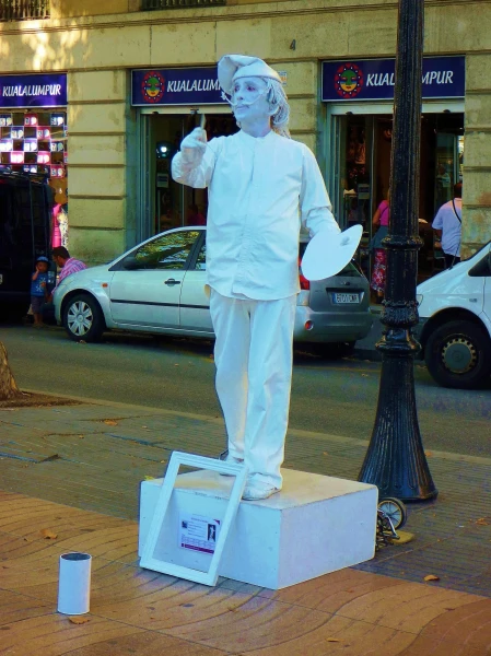 На бульваре Рамблас