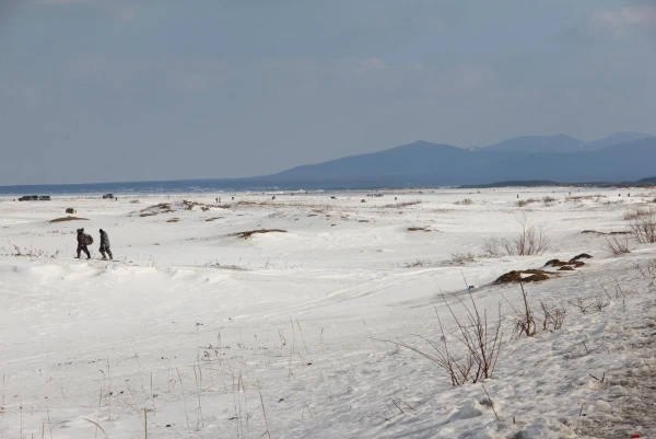 Охотское море, рыбаки