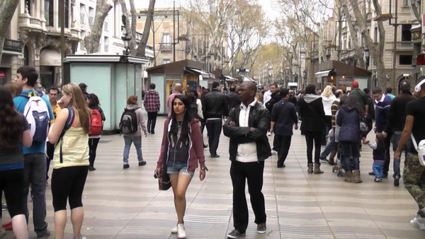 La Rambla. Мой ворёнок...