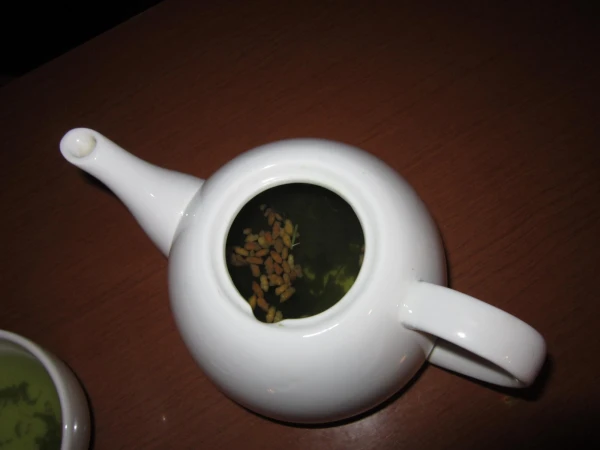 чай с жареным рисом