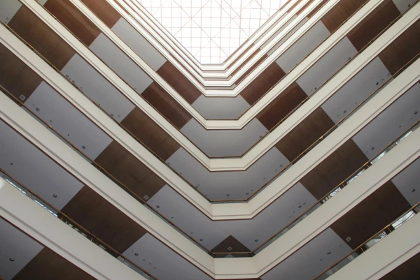 Сиань. Гостиница "Grand Metro Park Hotel Xian". Этажи...