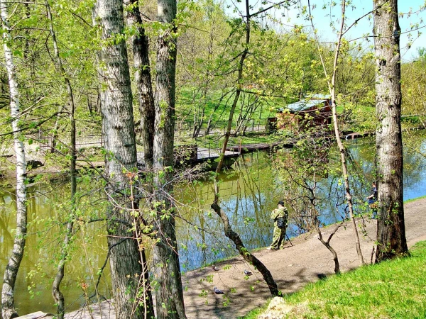 Парк усадьбы Люблино. Рыбак