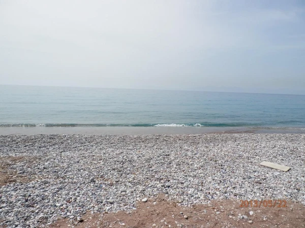 необычно спокойное Эгейское море
