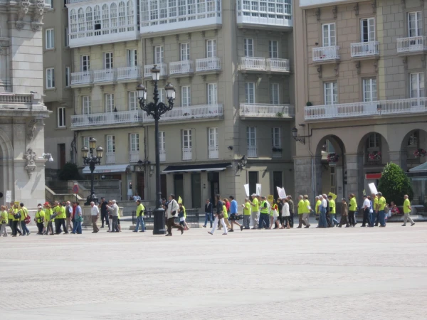 Забастовка в Корунье