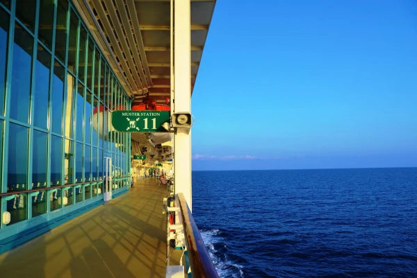 Splendour of the Seas. Прогулочная палуба  