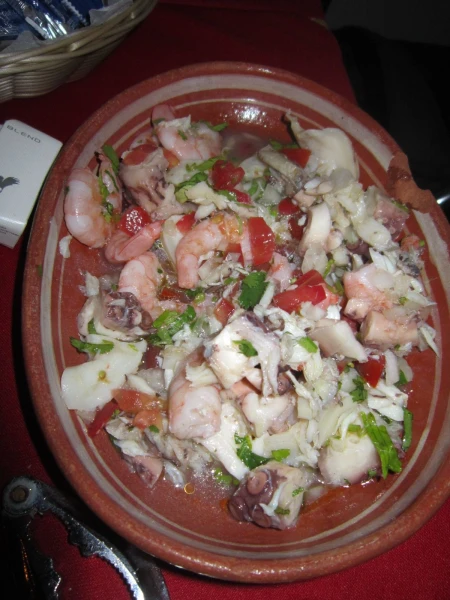 Салат из морепродуктов