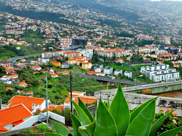 Фуншал со смотровой площадки Pico dos Barcelos 