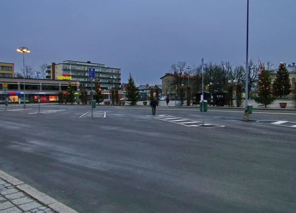 На автобусной станции Порвоо (Porvoo)