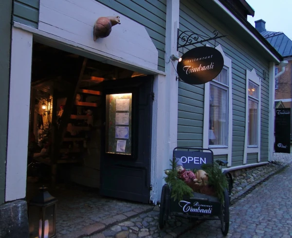 Ресторан Timbaali Район «Старого Порвоо» (Porvoo)