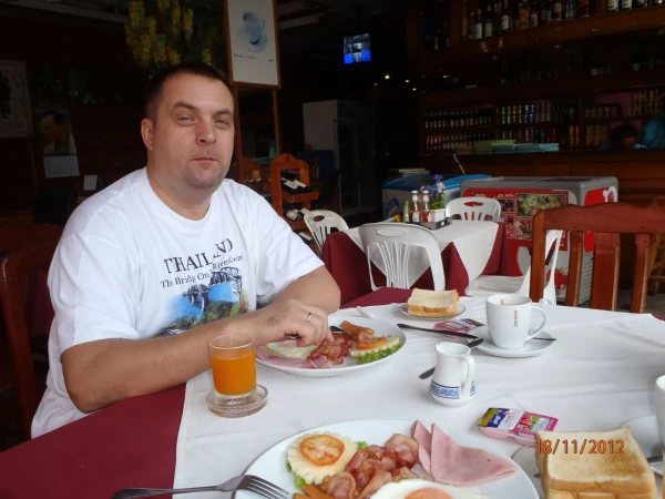 первый завтрак в отеле