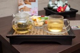 Травяной чай из чайной карты в салоне на Китай городе меня очень порадовал