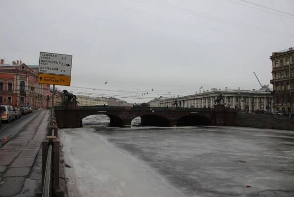 Фонтанка. Аничков мост.