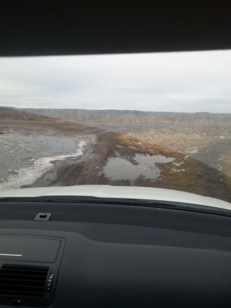 дорога в отель.. весело..