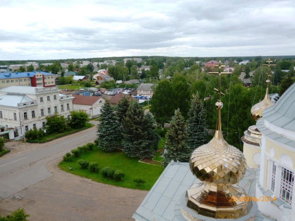 Город Мышкин: вид сверху