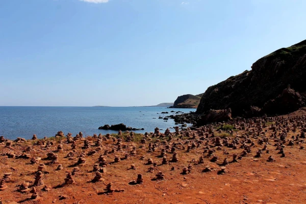 Космический пейзаж на севере. Район Cala Pregonda