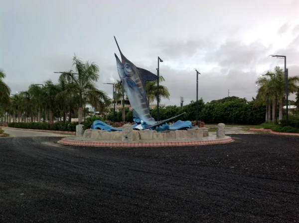 Голубой марлин рядом с ТЦ  San Juan